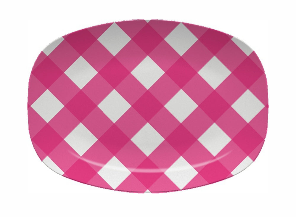 Gingham Platter