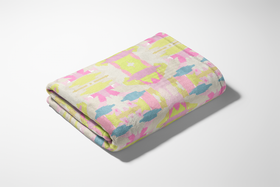 Minky Plush Throw Blanket - Mila - New!