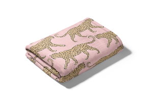 Minky Plush Throw Blanket - Leopard - New!