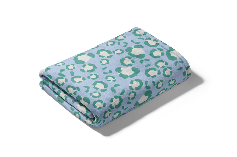 Minky Plush Throw Blanket - Spots