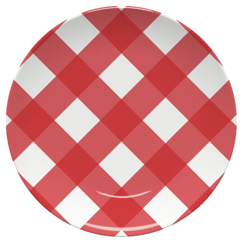 Gingham Plate