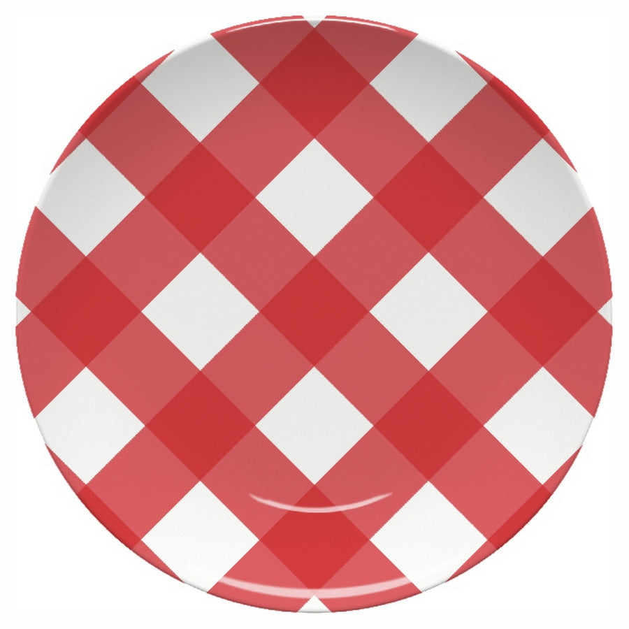 Gingham Plate