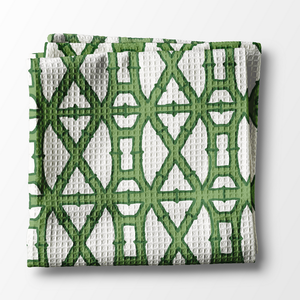 Waffle Weave Kitchen Towel - Bamboo