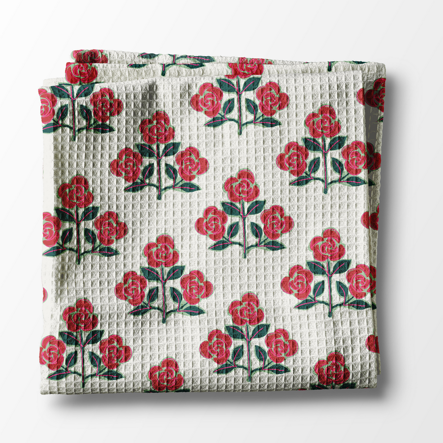 Waffle Weave Kitchen Towel - Betsy