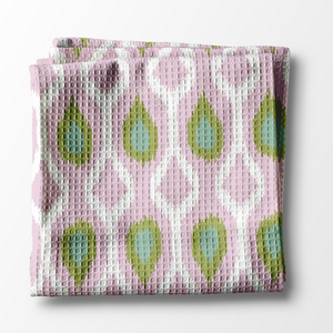 Waffle Weave Kitchen Towel - Ikat