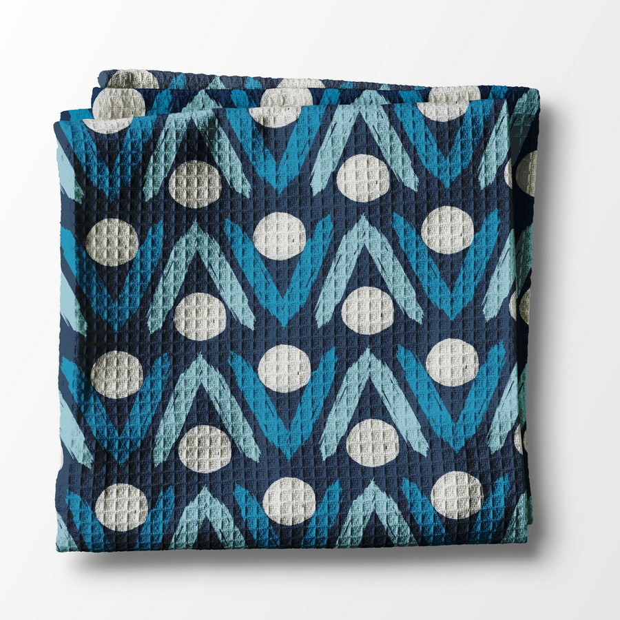 Waffle Weave Kitchen Towel - Lana