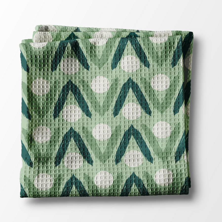 Waffle Weave Kitchen Towel - Lana