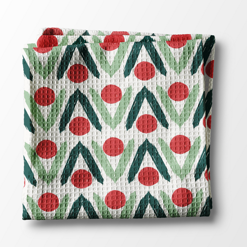 Waffle Weave Kitchen Towel - Lana