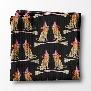 Waffle Weave Kitchen Towel Bundle - Witches