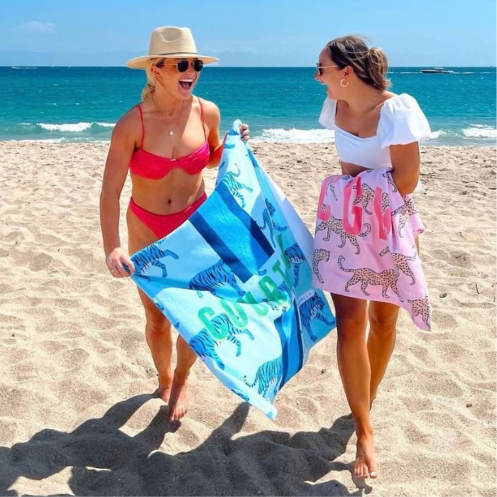 Flamingos Beach Towel