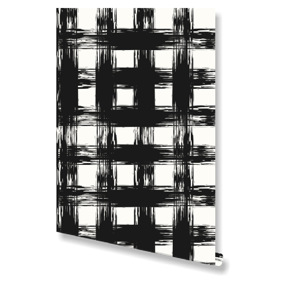 Revamp Your Space with our Brushcheck Wallpaper
