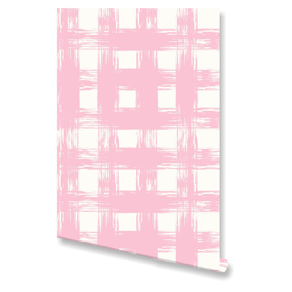 Revamp Your Space with our Brushcheck Wallpaper