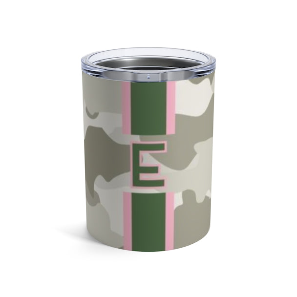 Camo Single Initial Small Tumbler