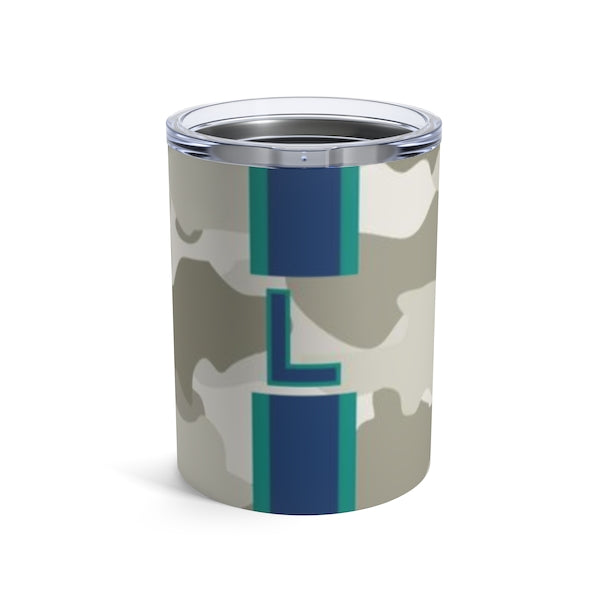 Camo Single Initial Small Tumbler