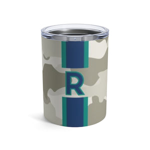 Camo Single Initial Small Tumbler