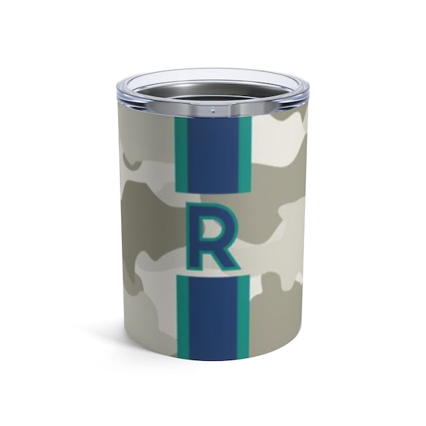 Camo Single Initial Small Tumbler