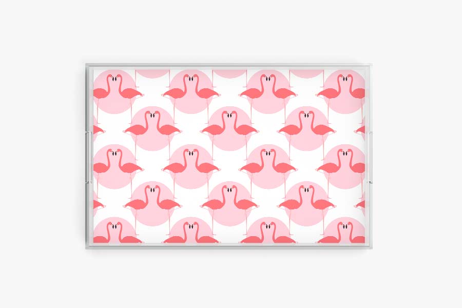 Flamingo Acrylic Tray