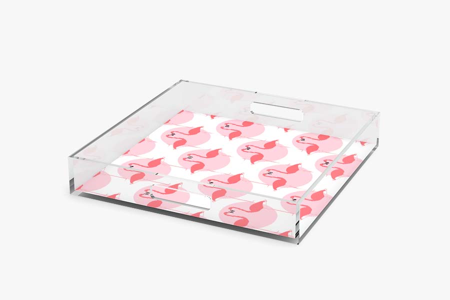 Flamingo Acrylic Tray