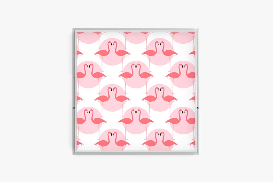 Flamingo Acrylic Tray