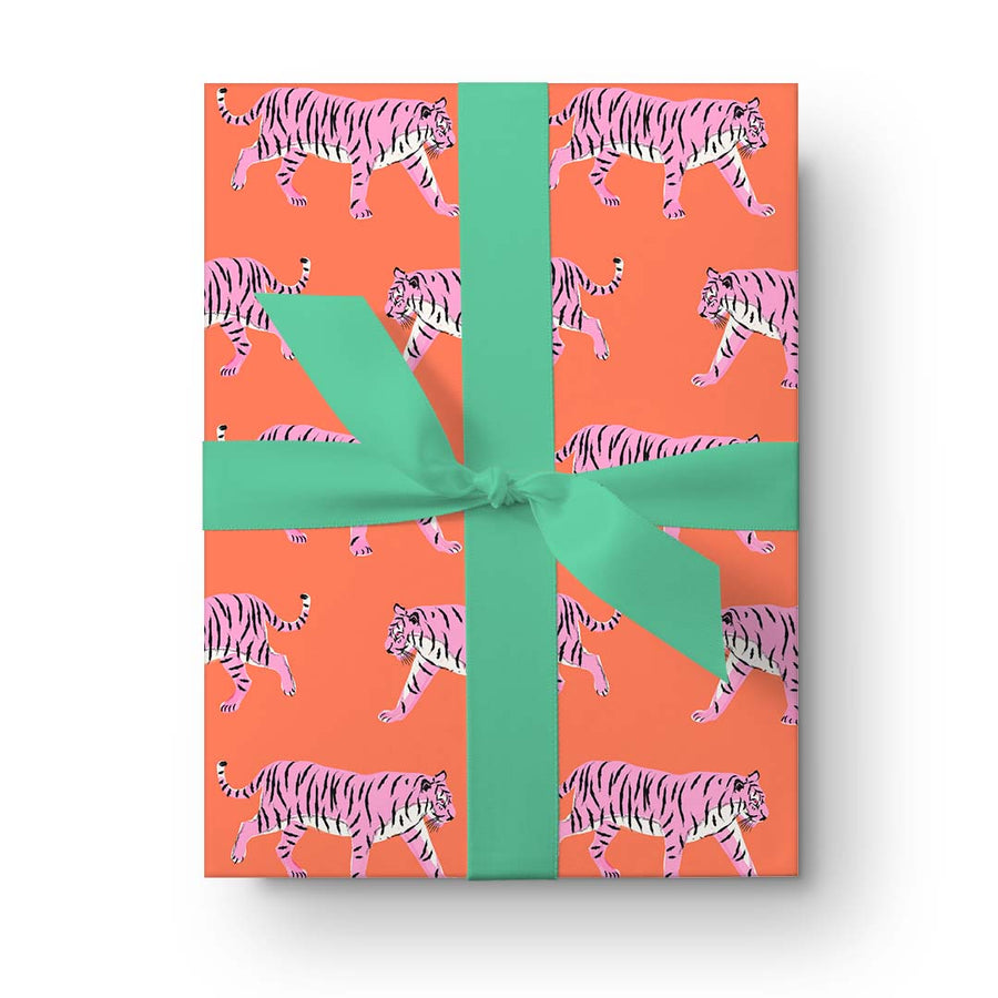 Gift Wrap - Vibrant Big Cats