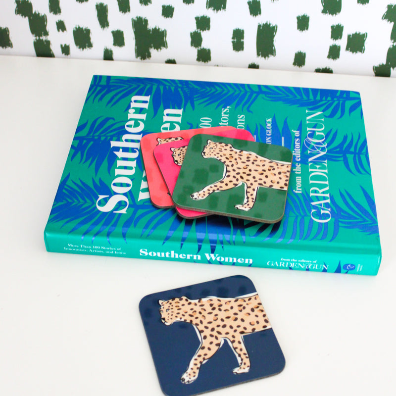 Leopard Coaster Set