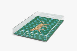 Flora Leopard Acrylic Tray