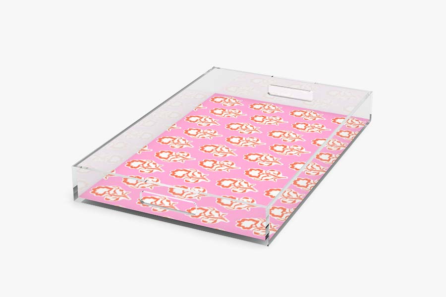 Maya Pink Acrylic Tray