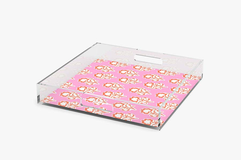 Maya Pink Acrylic Tray