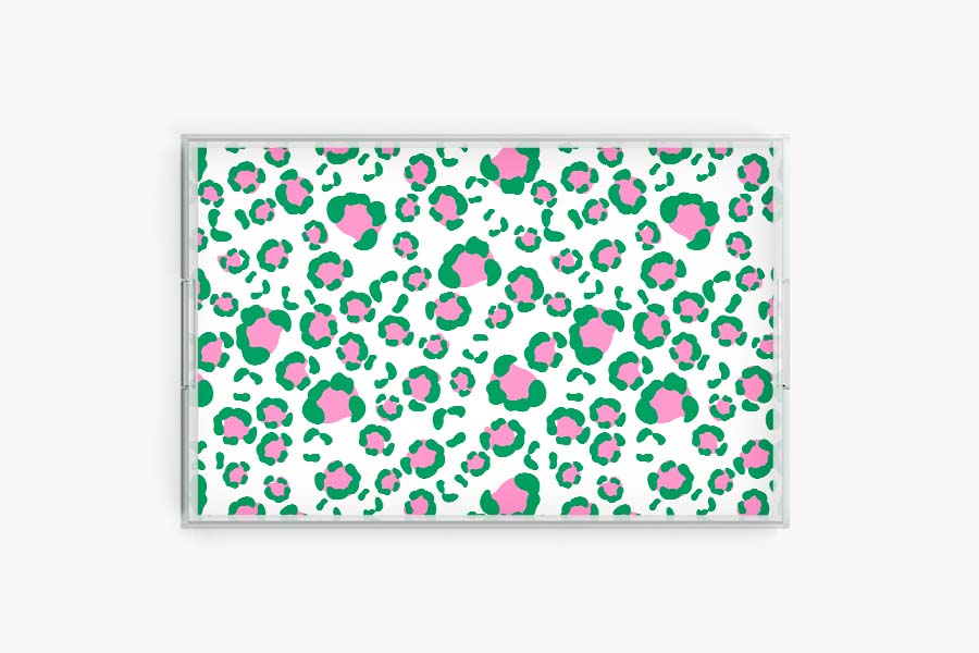 Leopard Spots Acrylic Tray