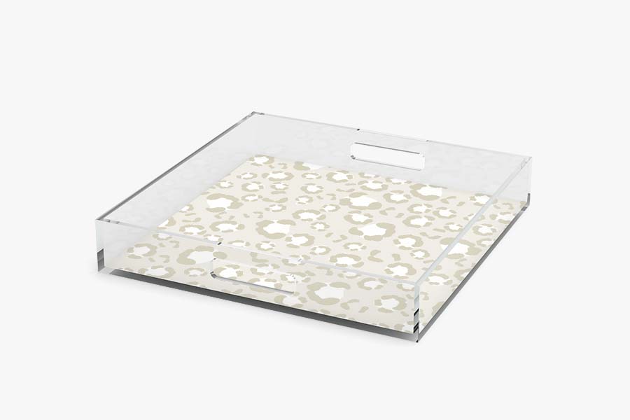 Leopard Spots Acrylic Tray