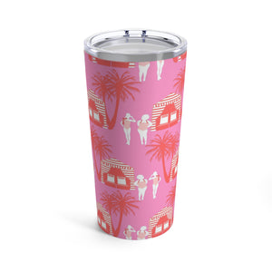 Cabana Single Initial Large Tumbler