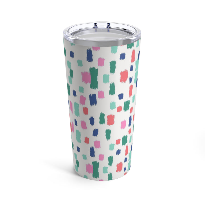 Confetti Single Initial Large Tumbler