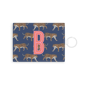 Tiger Single Initial Card Case