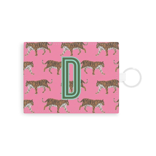 Tiger Single Initial Card Case