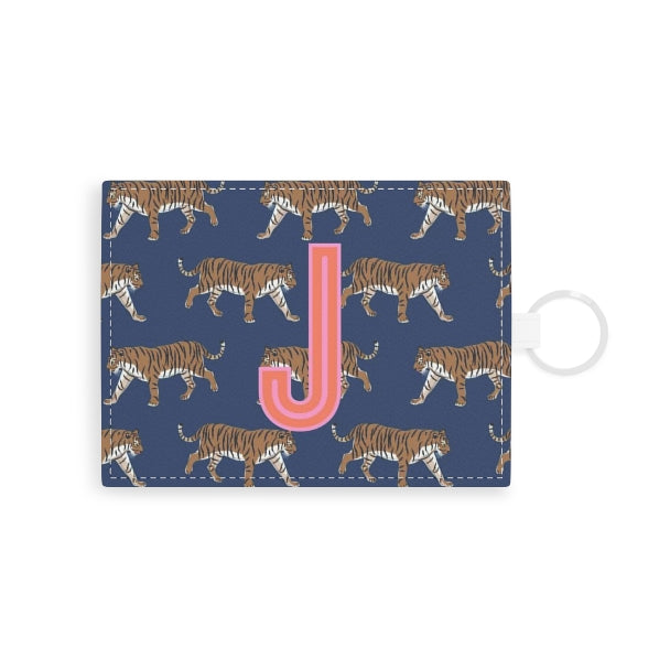 Tiger Single Initial Card Case