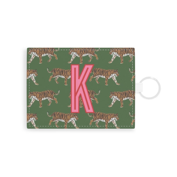 Tiger Single Initial Card Case