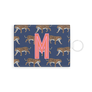 Tiger Single Initial Card Case