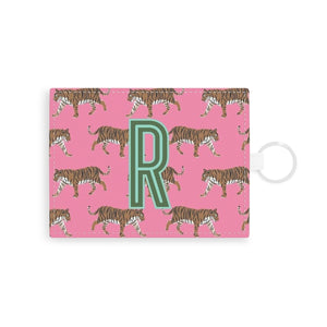 Tiger Single Initial Card Case