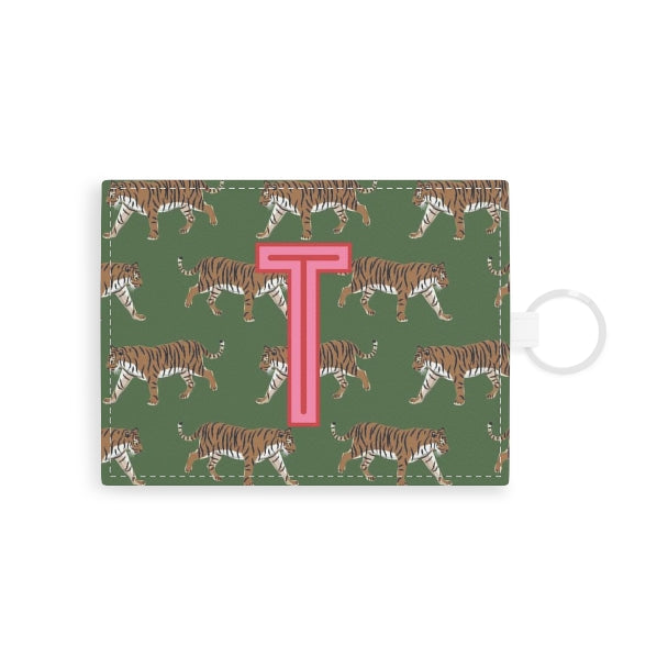 Tiger Single Initial Card Case