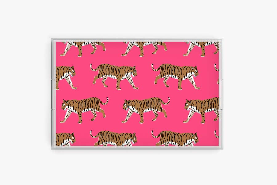 Tiger Acrylic Tray