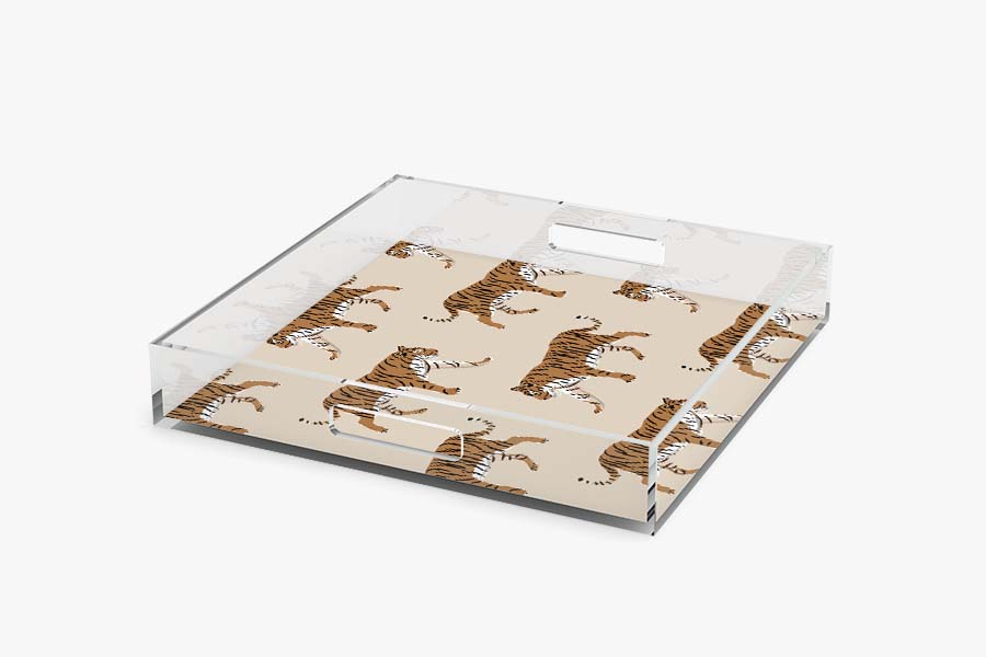 Tiger Acrylic Tray