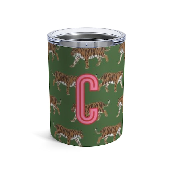 Tiger Single Initial Small Tumbler