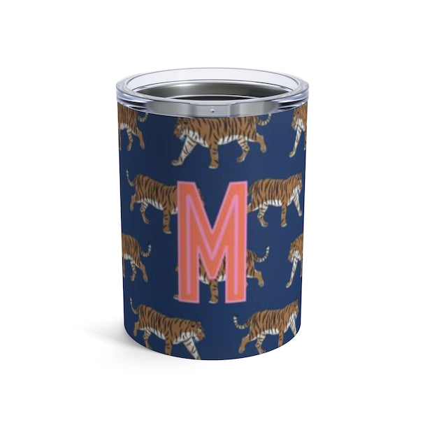 Tiger Single Initial Small Tumbler