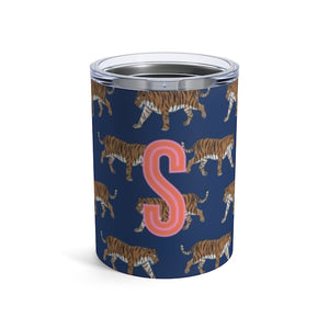 Tiger Single Initial Small Tumbler