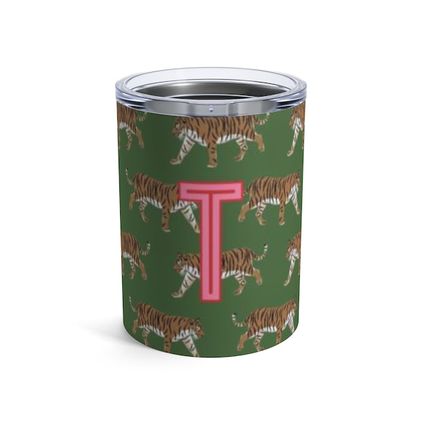 Tiger Single Initial Small Tumbler