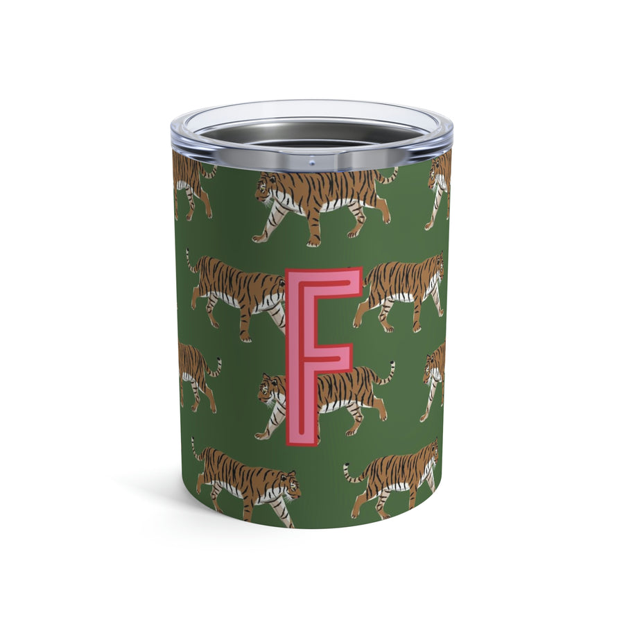 Tiger Single Initial Small Tumbler