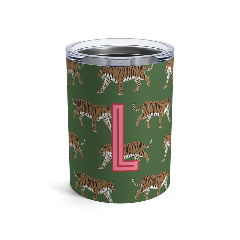 Tiger Single Initial Small Tumbler