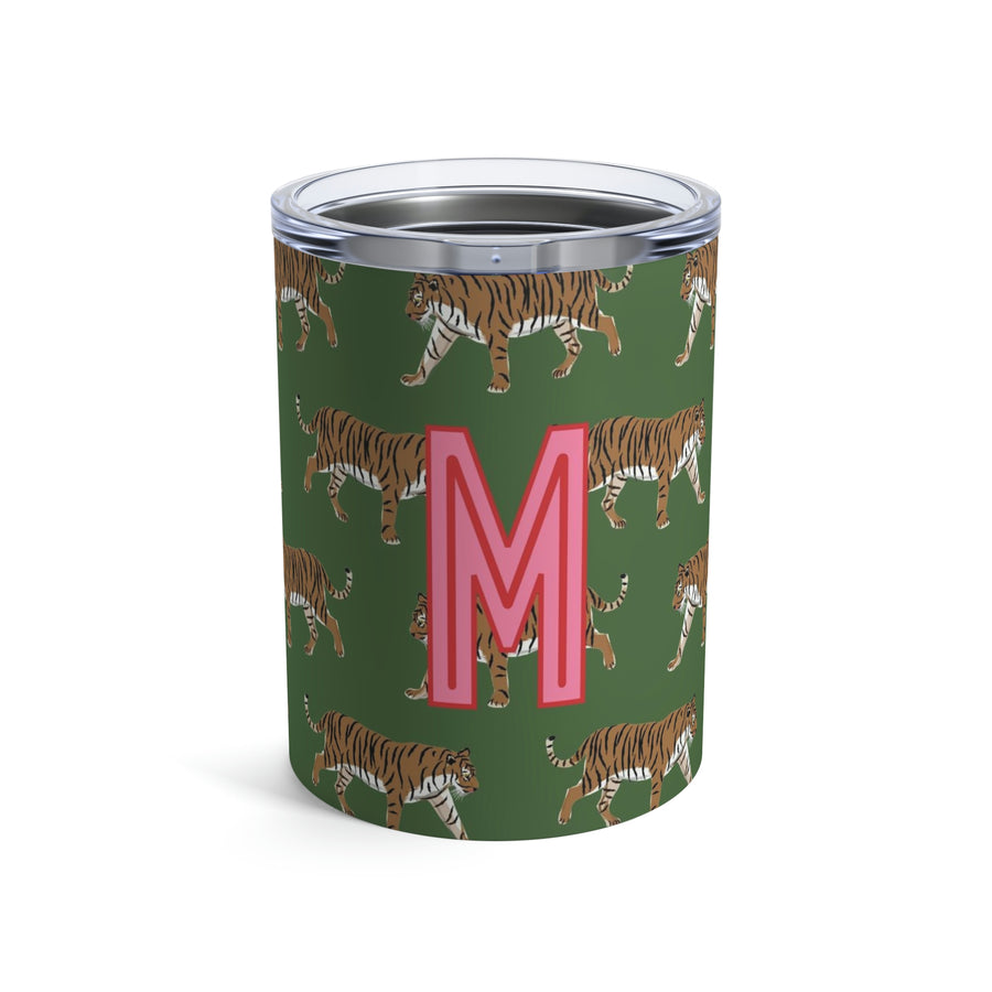 Tiger Single Initial Small Tumbler