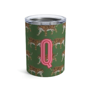 Tiger Single Initial Small Tumbler