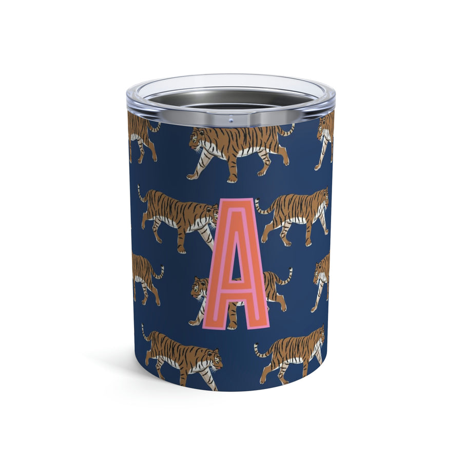 Tiger Single Initial Small Tumbler